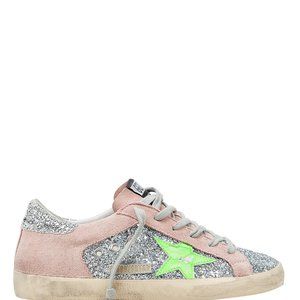 Golden Goose Superstar Neon Star Low Top Sneakers